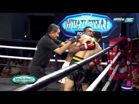 เพชรมงคล ส.สิทธิพร Vs บุญพิชิต ขวัญใจศรีโคตร (ลาว) | PPTV Muay Thai Fight Night | 30 กรกฎาคม 255