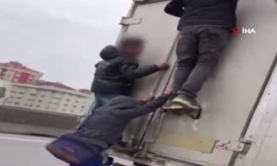 E-5'te akıllara durgunluk veren görüntüler