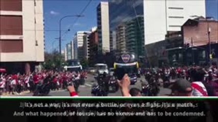 كرة قدم: كوبا ليبرتادوريس: إنها كرة قدم لا حرب - إنفانتينو شاجبًا العنف