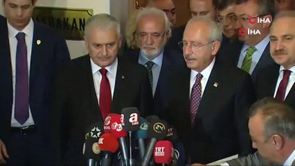 Binali Yıldırım, Kemal Kılıçdaroğlu görüşmesi arşiv görüntüleri
