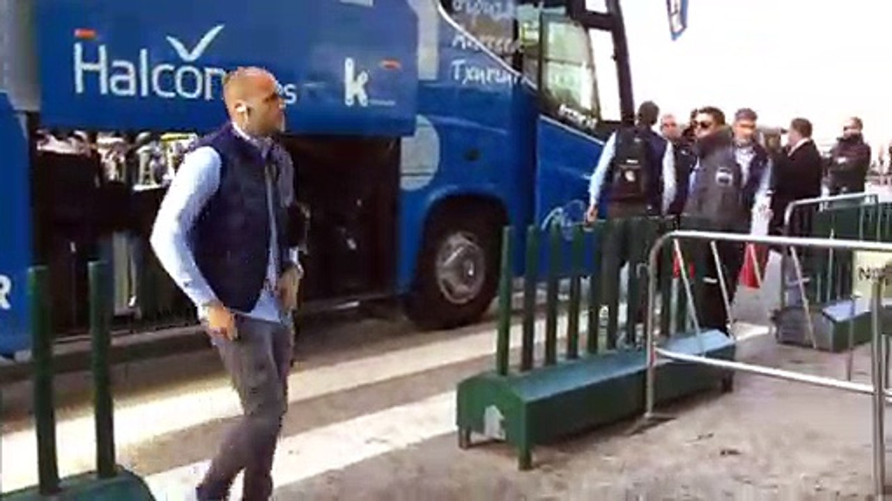 Betis-Real Sociedad: Llegada de la Real Sociedad al Benito Villamarín