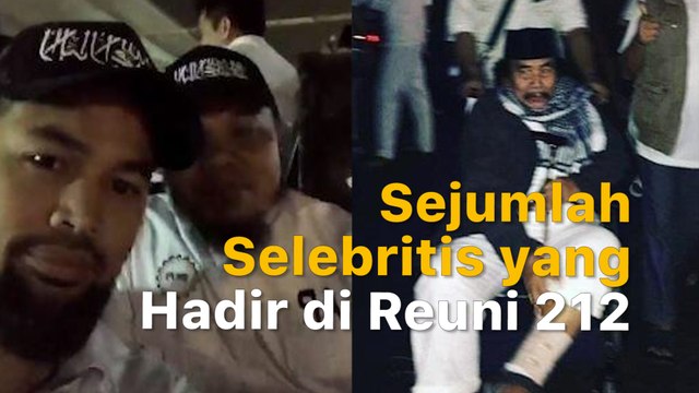 Dari Jaja Miharja Sampai Irwansyah Inilah Selebritis di Reuni 212