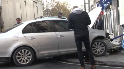 Harbiye'de Otomobil Kontrolden Çıktı, Faciadan Dönüldü.