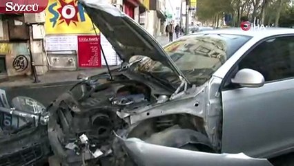 İstanbul’un göbeğinde alkollü sürücü ortalığı birbirine kattı