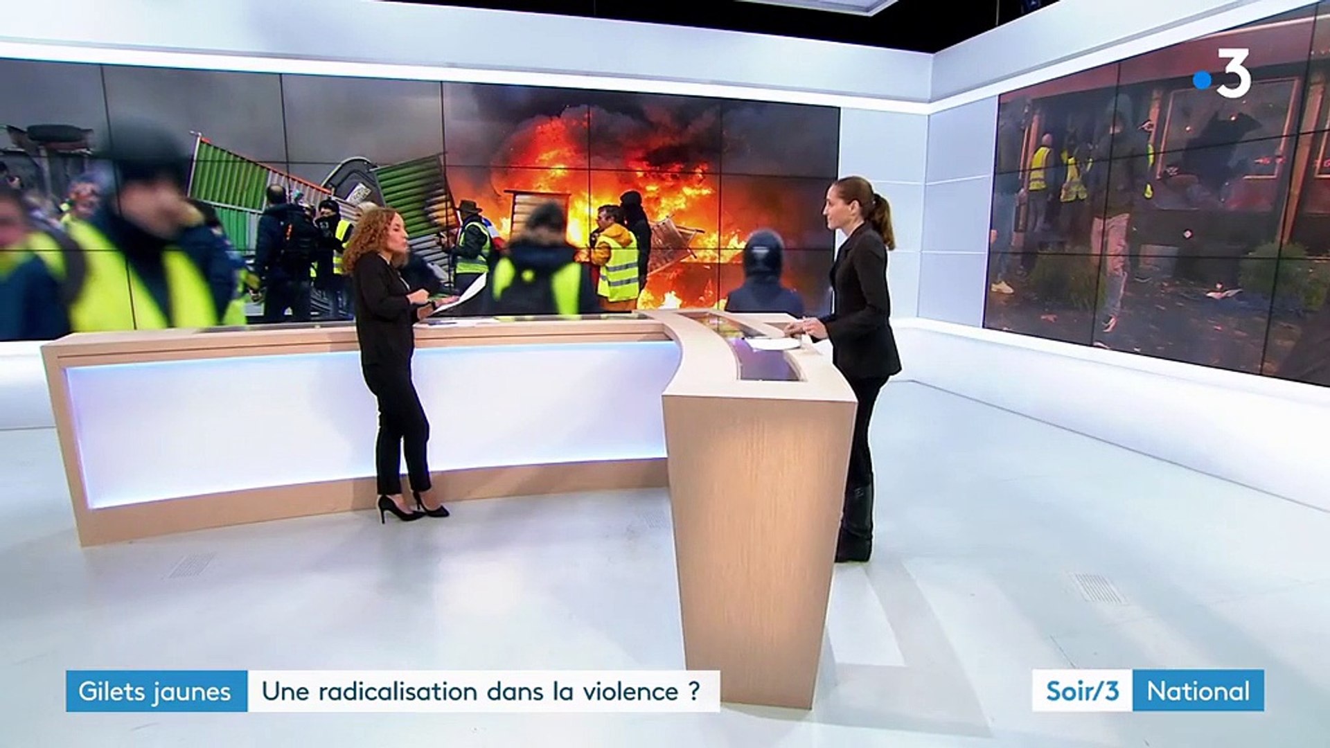 Gilets jaunes" : une radicalisation dans la violence ? - Vidéo Dailymotion