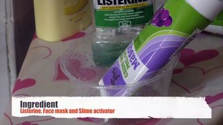 how to make slime without glue, borax, baking soda, cornstarch, face mask, baby oil