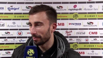 La réaction de Nicolas Benezet après Guingamp - Nice (0-0)