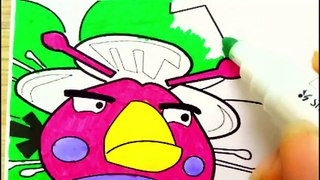 Malvorlagen Angry Birds Coloring Pages | Funny Baby Songs | Art Colors Video With Colored Makers