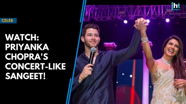 Watch: Priyanka Chopra and Nick Jonas' concert-like sangeet ceremony!