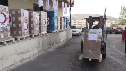 Türk Kızılayı'nın Gazze'ye Yapacağı 8,5 Tonluk İlaç Yardımı Yola Çıktı