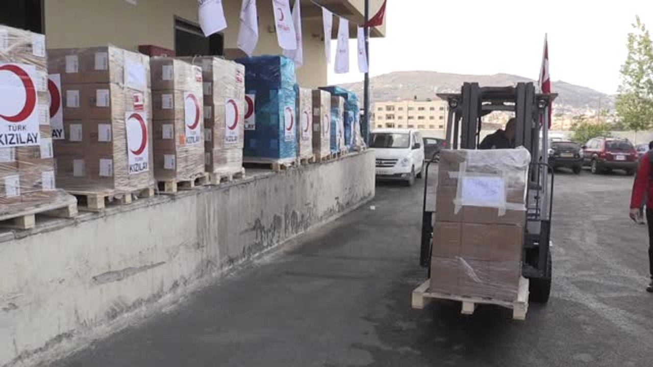 Türk Kızılayı'nın Gazze'ye Yapacağı 8,5 Tonluk...
