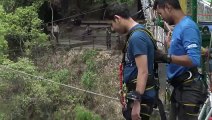 Bungy Jumping in nepal  Scary moment