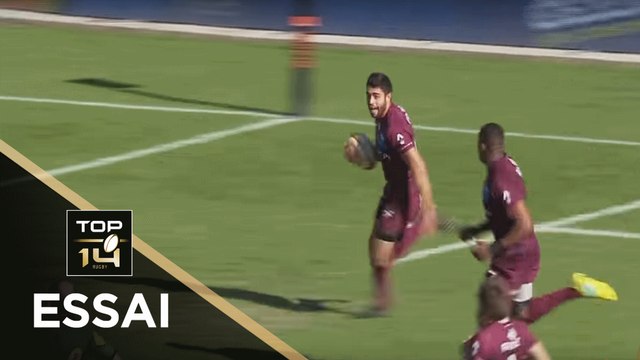 TOP 14 - Essai Romain BUROS 1 (UBB) - Perpignan - Bordeaux-Bègles - J11 - Saison 2018/2019