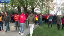 Galatatasaray taraftarı Gezi Parkı’nda toplandı