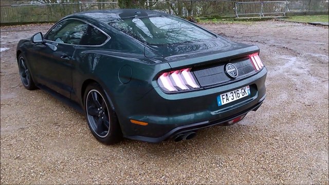 Essai Ford Mustang mk6 Bullitt (2018) - powerfull V8 sound !
