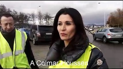 A Colmar-Houssen, les gilets jaunes réagissent aux événements de Paris