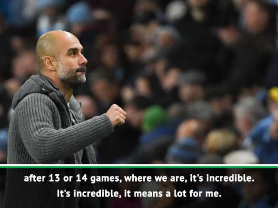 Challenge set out for Sane - Guardiola's best bits