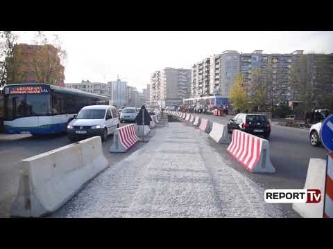 Report Tv - Shemben 10 banesa, vijon puna për prishjen e ndërtimeve pa leje në Unazën e Re