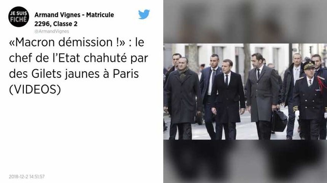 Gilets jaunes : Macron dans les rues de Paris pour constater les dégâts