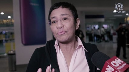 Maria Ressa arrives in Manila amid arrest fears