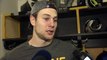 Brandon Carlo after Bruins loss to the Red Wings