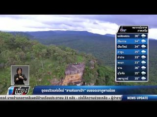 จุดชมวิวแห่งใหม่ “ลานหินผาเป้า” บนยอดเขาภูพานน้อย จ.นครพนม - เที่ยงทันข่าว
