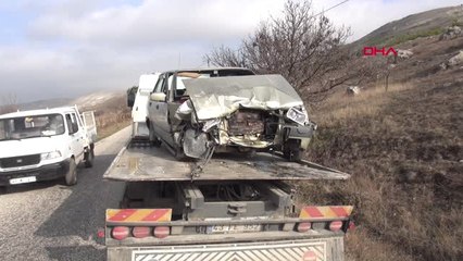 Kütahya'da Otomobiller Çarpıştı 1 Ölü, 5 Yaralı