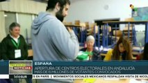 Celebran elecciones autonómicas en Andalucía