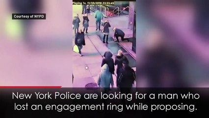 Police search for man who dropped ring while proposing