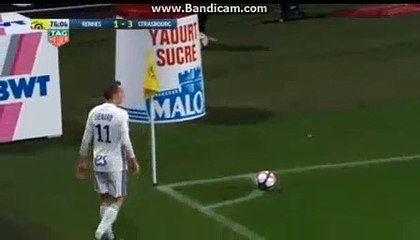 Martinez  Goal  HD    Rennes 1 - 4	 Strasbourg  02-12-2018