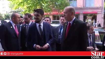 Başkan Erdoğan, kendisini görmek için Şili’den gelen genci uçağına davet etti