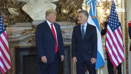 President Trump Meets With Old Family Friend: The President Of Argentina