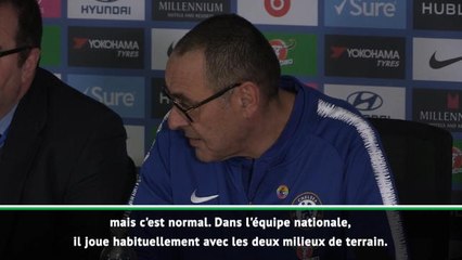 11e j. - Sarri : "Kanté doit s'améliorer du point de vue tactique"