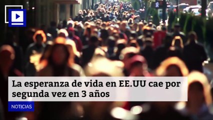 La esperanza de vida en EE.UU cae por segunda vez en 3 años