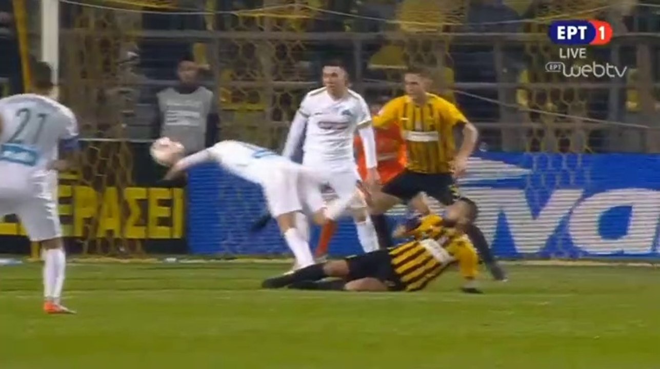 1-1 Chatzigiovannis penalty goal - Aris vs Panathinaikos  - 02.12.2018 [HD]