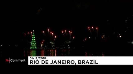 Le sapin de Noël de Rio, attraction majeure
