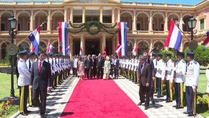 Cumhurbaşkanı Erdoğan Paraguay'da Yaşayan Türklerle Bir Araya Geldi