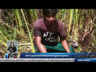 พ่อตา-ลูกเขยลงน้ำดำยิงปลาพลาดถูกศรทะลุอกดับ - เที่ยงทันข่าว