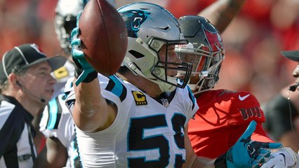 Peyton Barber fumbles on goal-line extension, Panthers recover