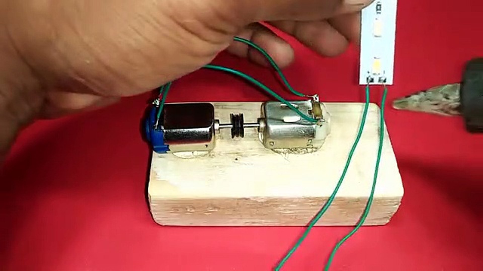 How to Make Free Energy generator Light Bulb by 12v Motor Homemade new  inventions - video Dailymotion