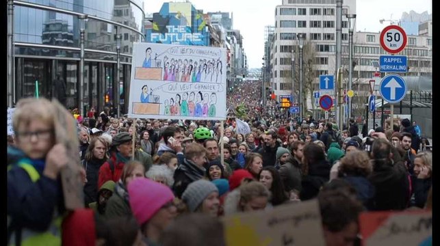 Claim the Climate : Plus de 70.000 personnes dans les rues de Bruxelles