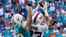 Micah Hyde makes huge leaping INT off Tannehill