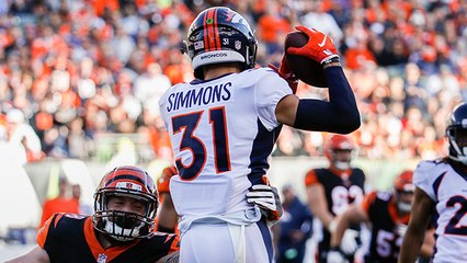 Justin Simmons comes up with huge INT vs. Bengals
