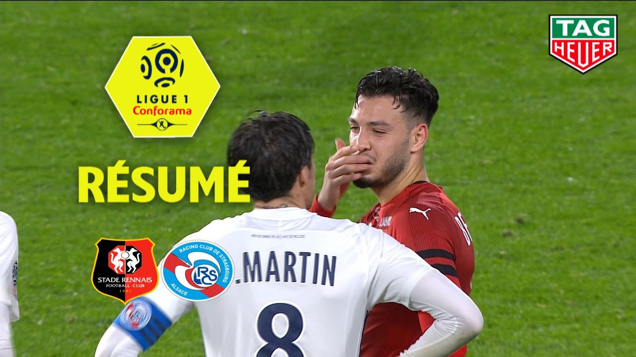 Stade Rennais FC - RC Strasbourg Alsace (1-4)  - Résumé - (SRFC-RCSA) / 2018-19