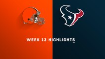 Browns vs. Texans highlights | Week 13