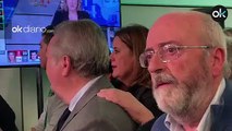 Lágrimas y caras largas en la sede electoral del PSOE