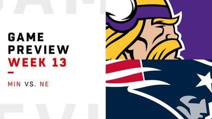 Vikings vs. Patriots Week 13 preview | NFL Playbook