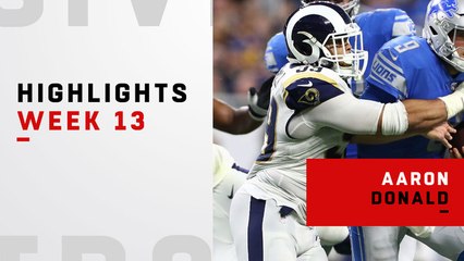 Aaron Donald's biggest plays against the Lions | Week 13