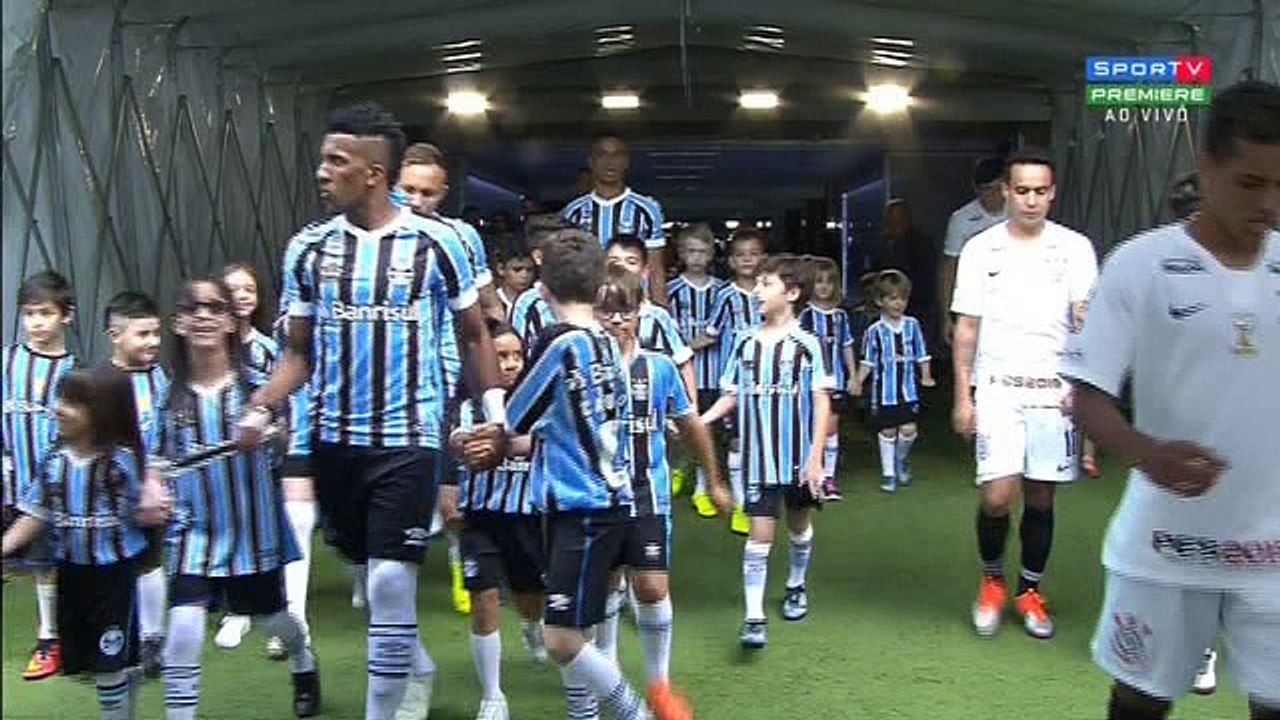 Grêmio 1x0 Corinthians 1 tempo completo brasile...