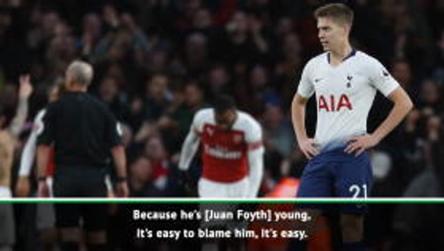 Foyth 'one of the best players on the pitch' - Pochettino